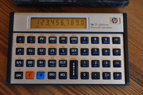 HP 12C Platinum Financial Calculator (please read)