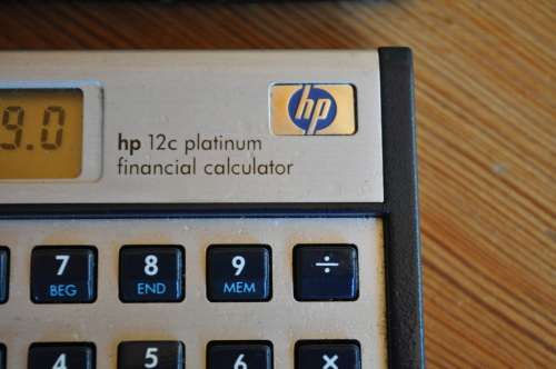 HP 12C Platinum Financial Calculator (please read)