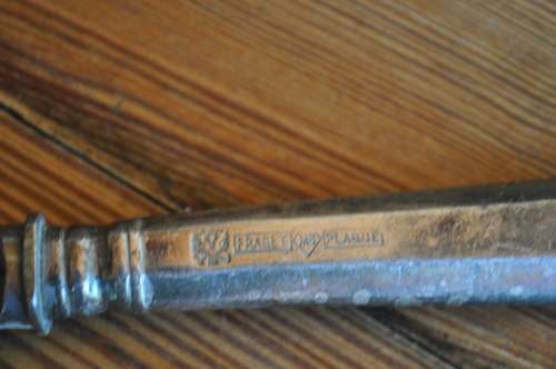 Vintage J. Fraget Varsovie Silver Plated Knifes