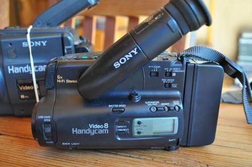 Sony Video 8mm Video Cameras (not working selling as is)