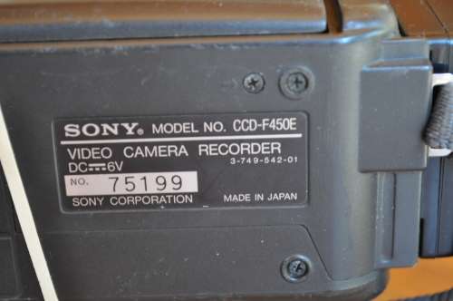 Sony Video 8mm Video Cameras (not working selling as is)
