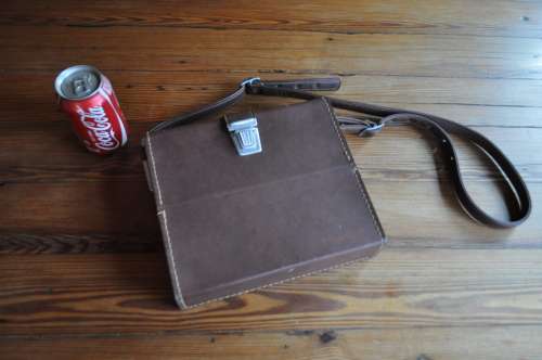 Vintage Leather Carry Bag Carry Case