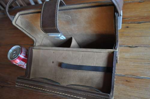 Vintage Leather Carry Bag Carry Case