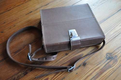 Vintage Leather Carry Bag Carry Case