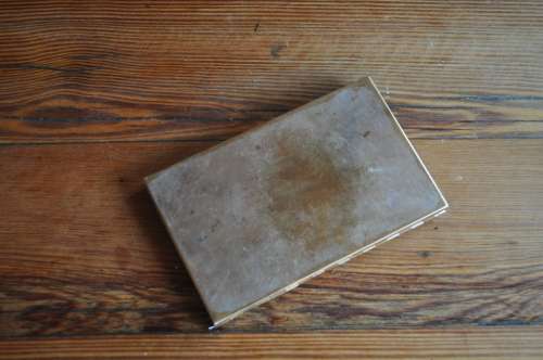 Vintage Silver Plated Makeup Compact