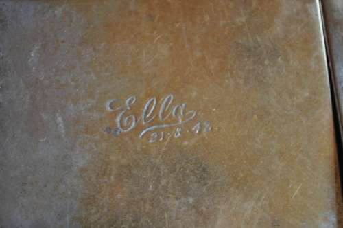 Vintage Silver Plated Makeup Compact