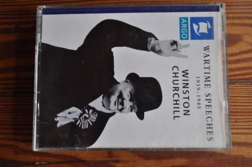 Vintage Winston Churchill Wartime Speeches Cassettes