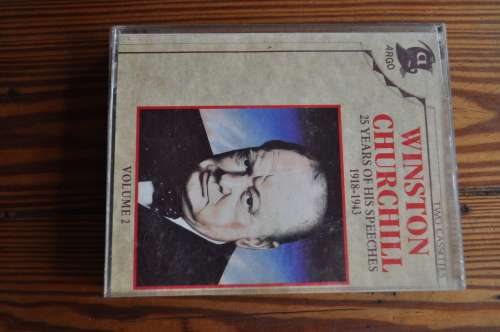 Vintage Winston Churchill Wartime Speeches Cassettes