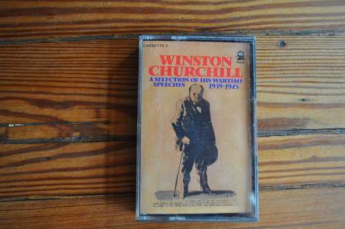 Vintage Winston Churchill Wartime Speeches Cassettes