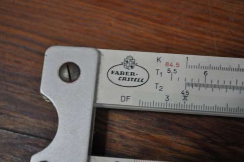 Vintage Faber Castle Slide Ruler
