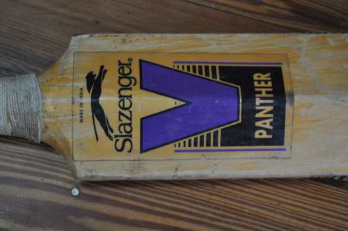 Slazenger Purple V Old School Cricket Bat