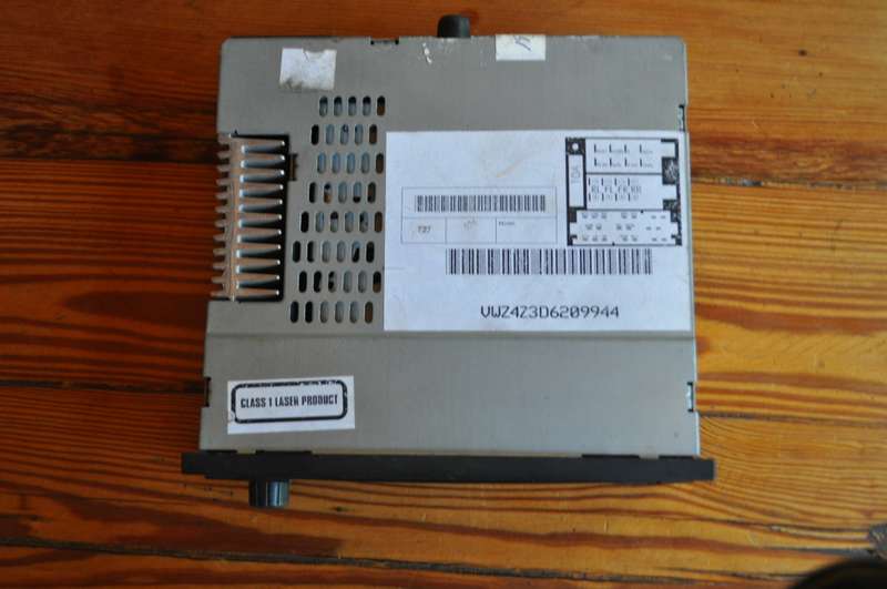 Volkswagen Front Load Car CD Player Not Tested