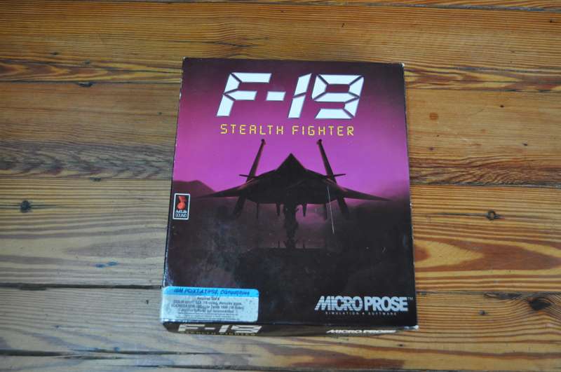 Vintage F-19 Stealth Fighter Micro Prose