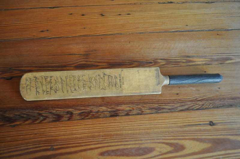 Vintage Clive Rice Mini Cricket Bat