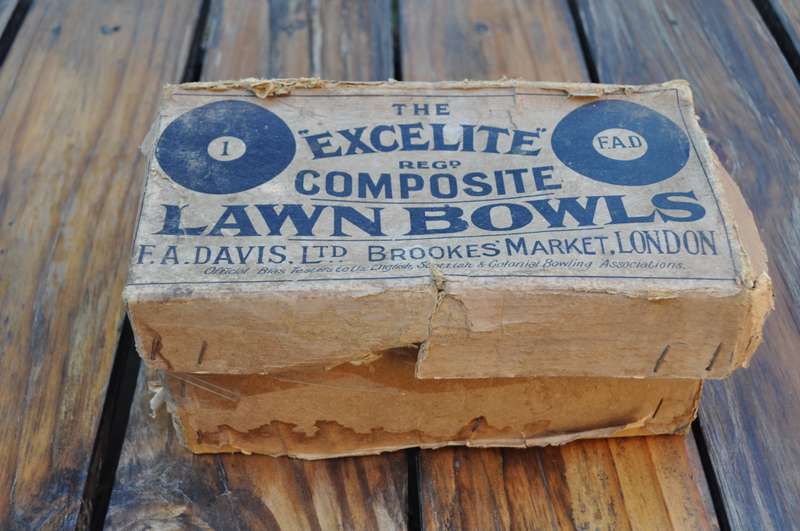 Vintage Lawn Bowls Collectors Item