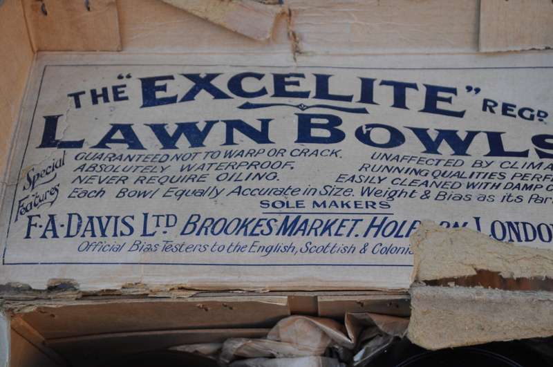 Vintage Lawn Bowls Collectors Item