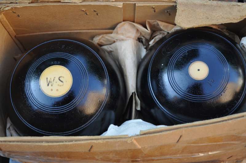Vintage Lawn Bowls Collectors Item