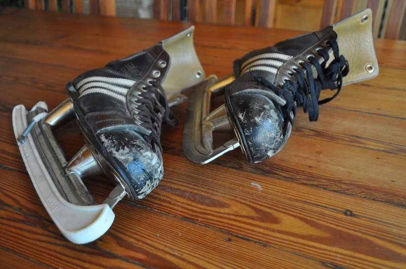 Vintage Adidas Ice Skates Made In Canada