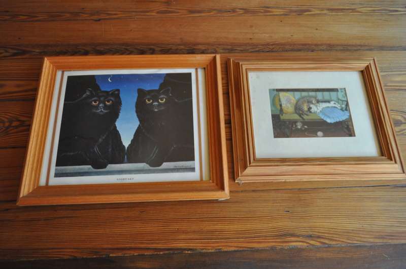 Framed Cat Prints (10 in total)