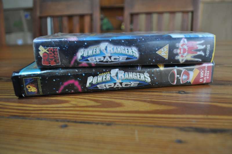 Vintage Power Rangers Video Cassettes