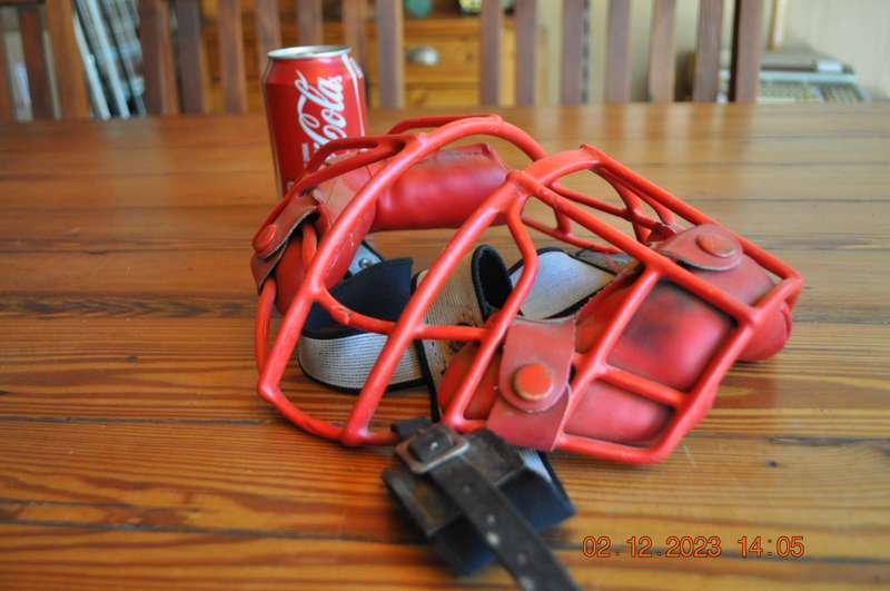 Vintage Hockey Goalie Mask
