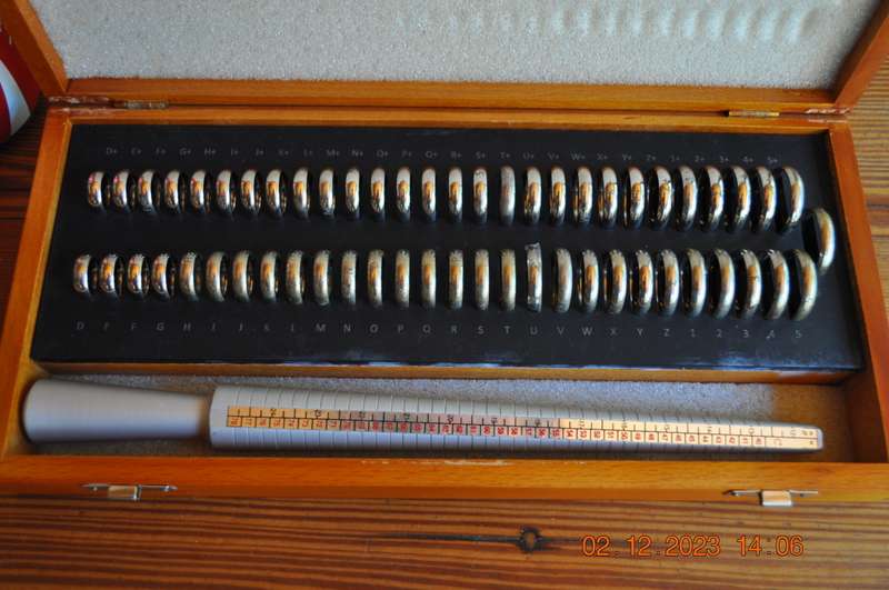 Jewelers Ring Sizing Set