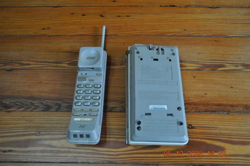 Vintage Panasonic cordless phone from 1990s