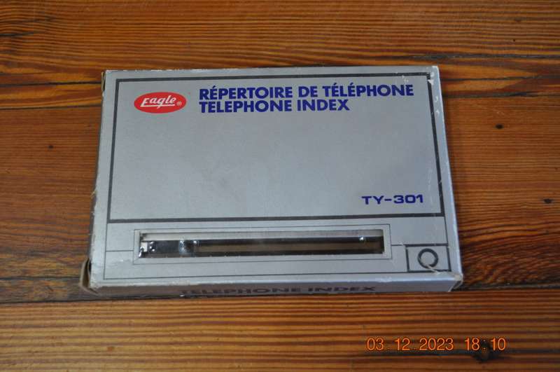 Vintage Eagle Telephone Index Address List Finder