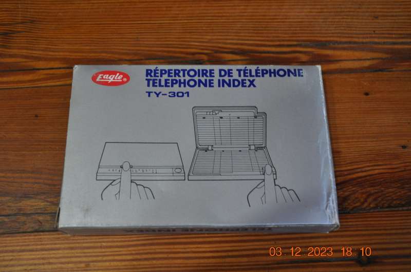 Vintage Eagle Telephone Index Address List Finder