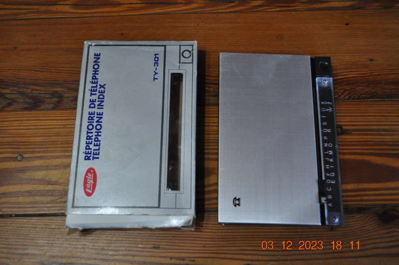 Vintage Eagle Telephone Index Address List Finder