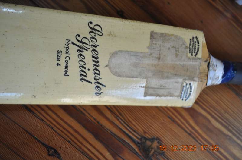 Vintage Gunn and Moore Score Master Special Old School Cricket Bat