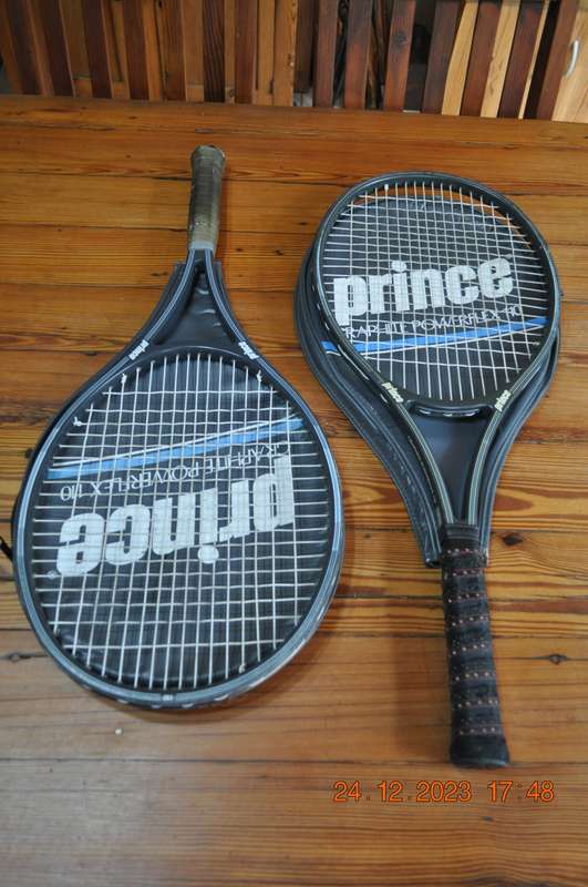 Vintage Prince Graphite Powerflex 110 Tennis Rackets