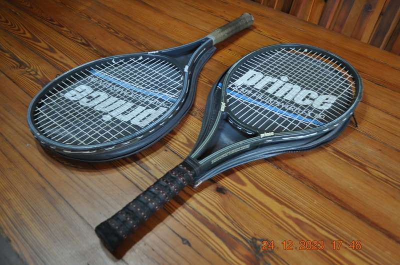 Vintage Prince Graphite Powerflex 110 Tennis Rackets
