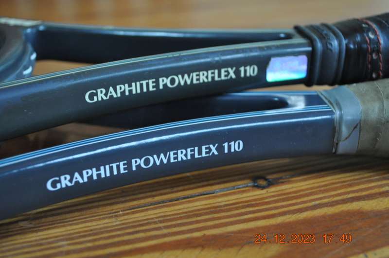 Vintage Prince Graphite Powerflex 110 Tennis Rackets