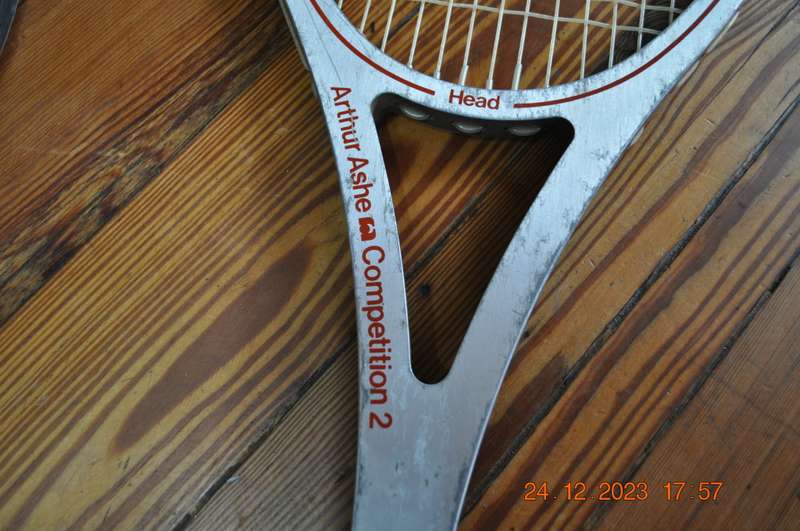 Vintage Head Arthur Ashe Competition 1 and 2 Tennis Rackets
