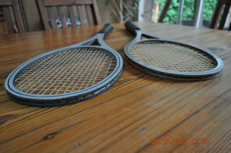 Vintage Head Arthur Ashe Competition 1 and 2 Tennis Rackets