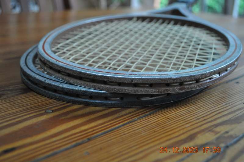 Vintage Head Arthur Ashe Competition 1 and 2 Tennis Rackets