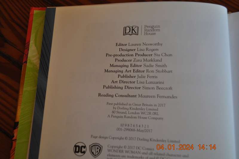 Wonder Woman DC Book