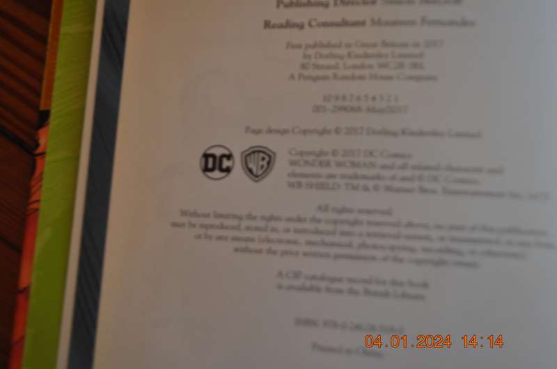 Wonder Woman DC Book