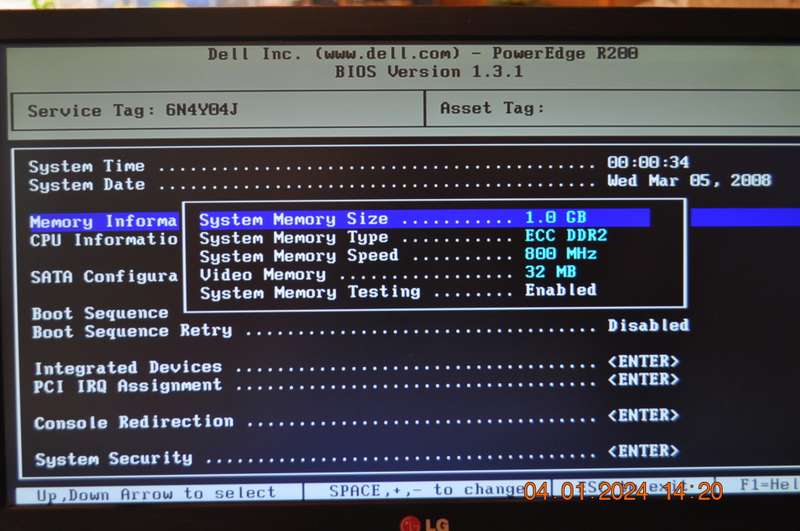 Dell PowerEdge R200 Server 2.4Ghz (no hd)