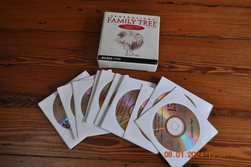 Generations Family Tree PC Software (15 disc)