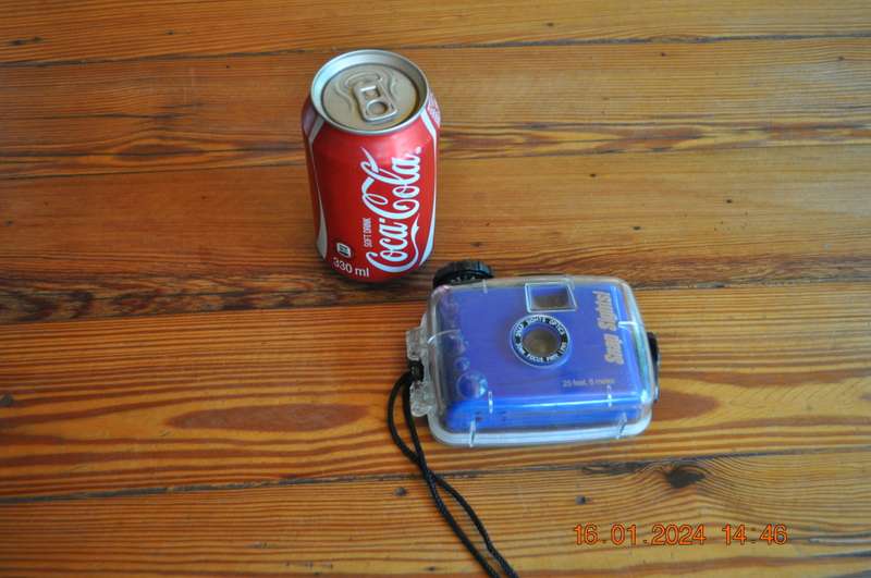 Underwater 35mm Film Camera In Cas