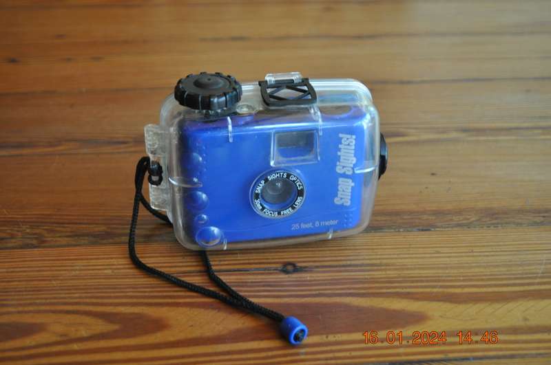 Underwater 35mm Film Camera In Cas