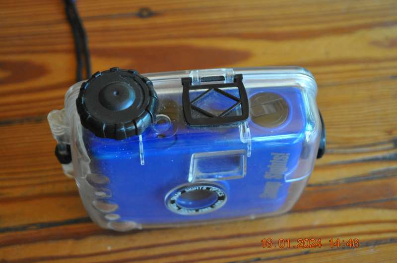 Underwater 35mm Film Camera In Cas