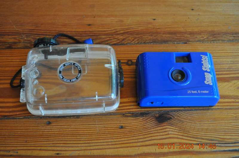 Underwater 35mm Film Camera In Cas