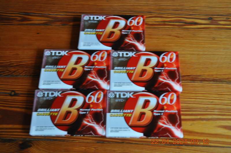 TDK Old School Cassettes Tapes New Sealed