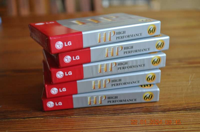 LG Old School Cassettes Tapes New Sealed