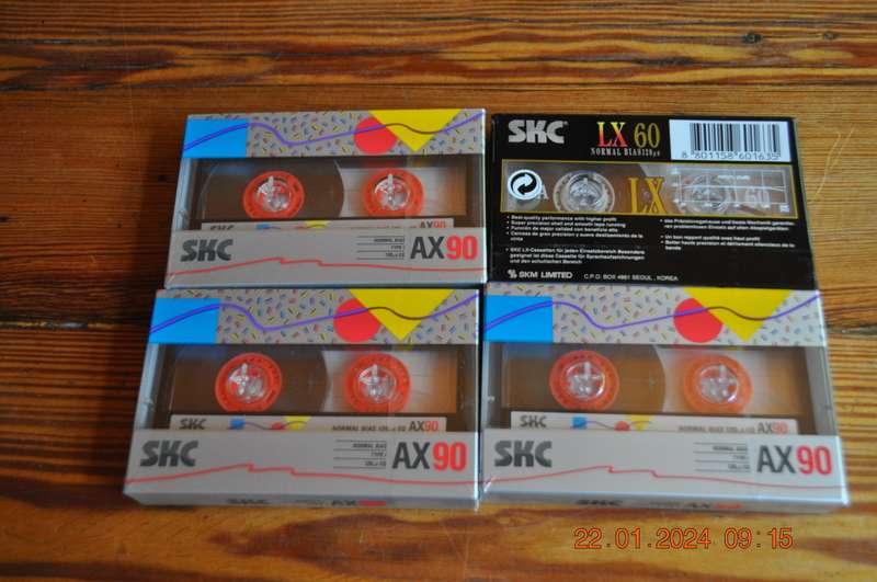 SKC Old School Cassettes Tapes New Sealed