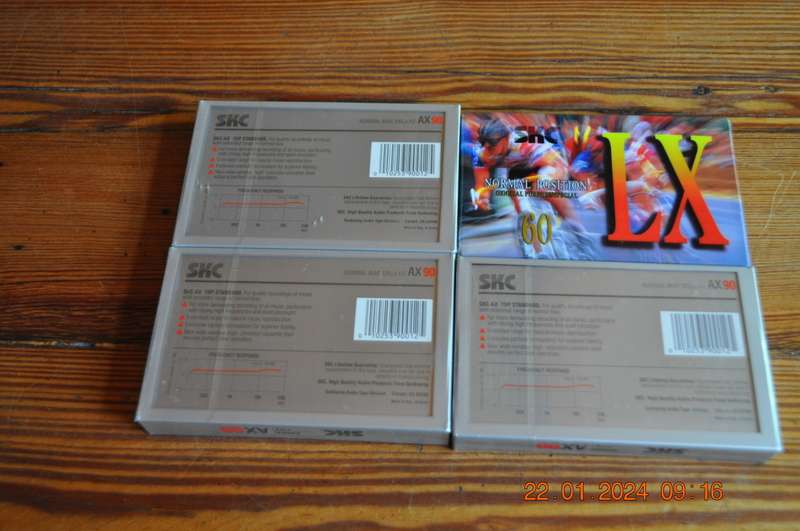 SKC Old School Cassettes Tapes New Sealed