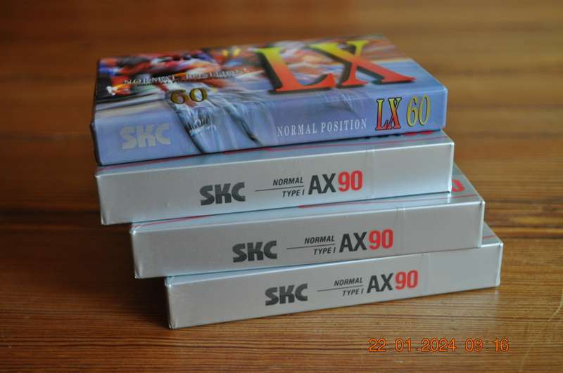 SKC Old School Cassettes Tapes New Sealed